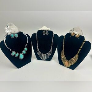 Statement necklace lot